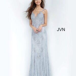 JVN ice grey Lace Dress